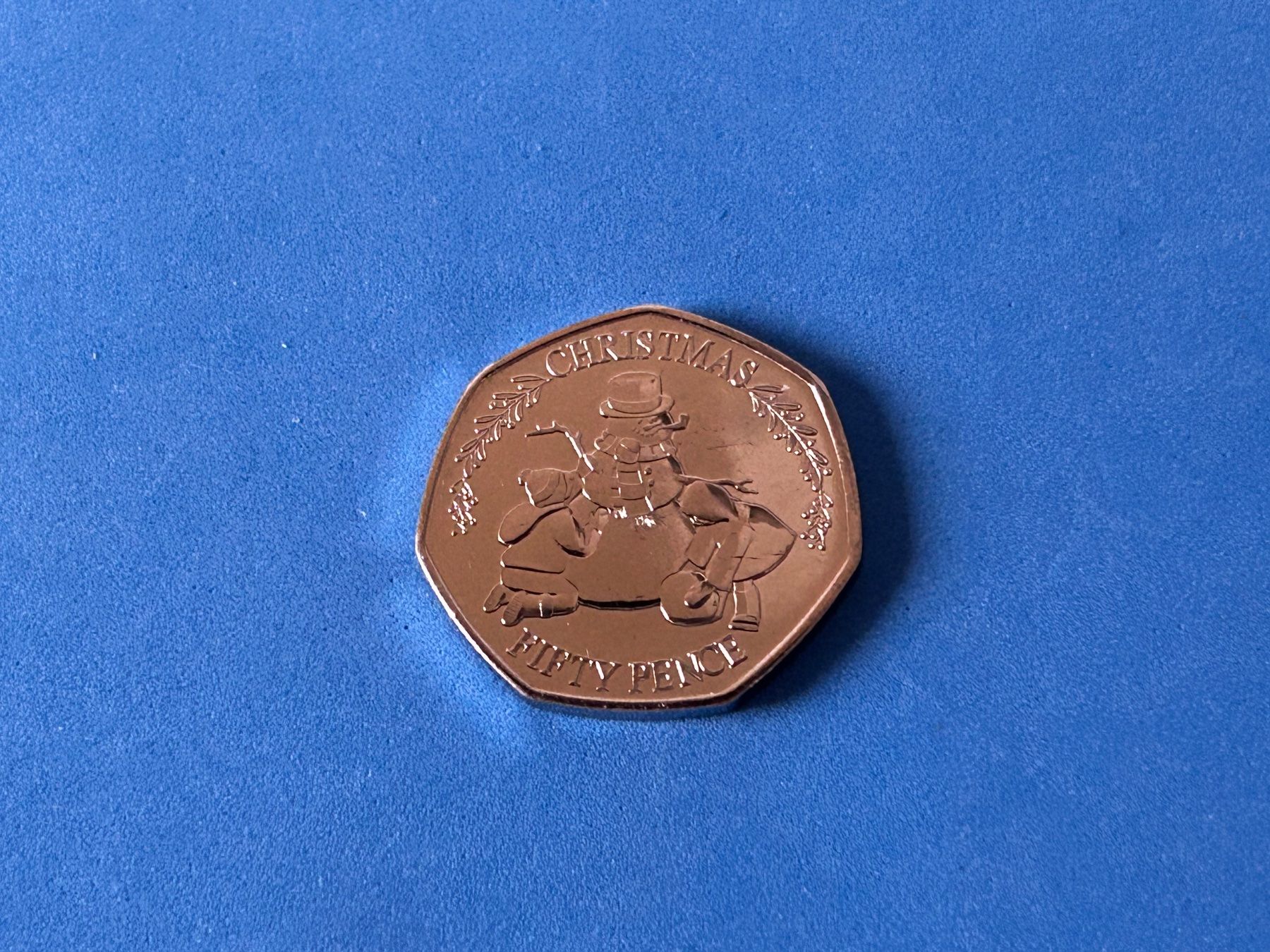Tutti le monete: Gibraltar - 50 pence - Christmas 2023 UNC – Nuovo (secondo la descrizione) da Corcelles NE venduto da AJKader 2