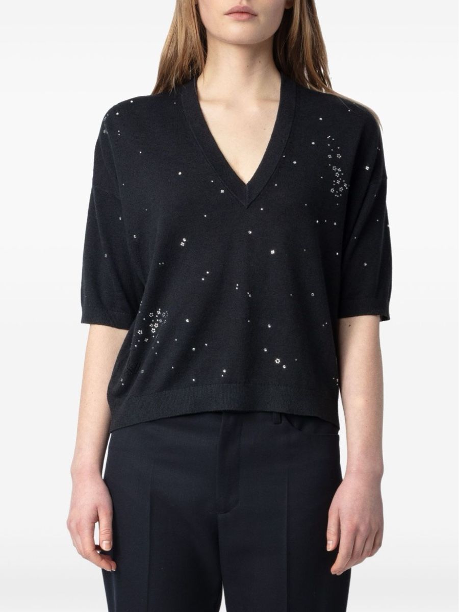 Zadig & Voltaire Tops: Zadig&Voltaire Wully top size M black – D'occasion à Zürich par Linen218 6