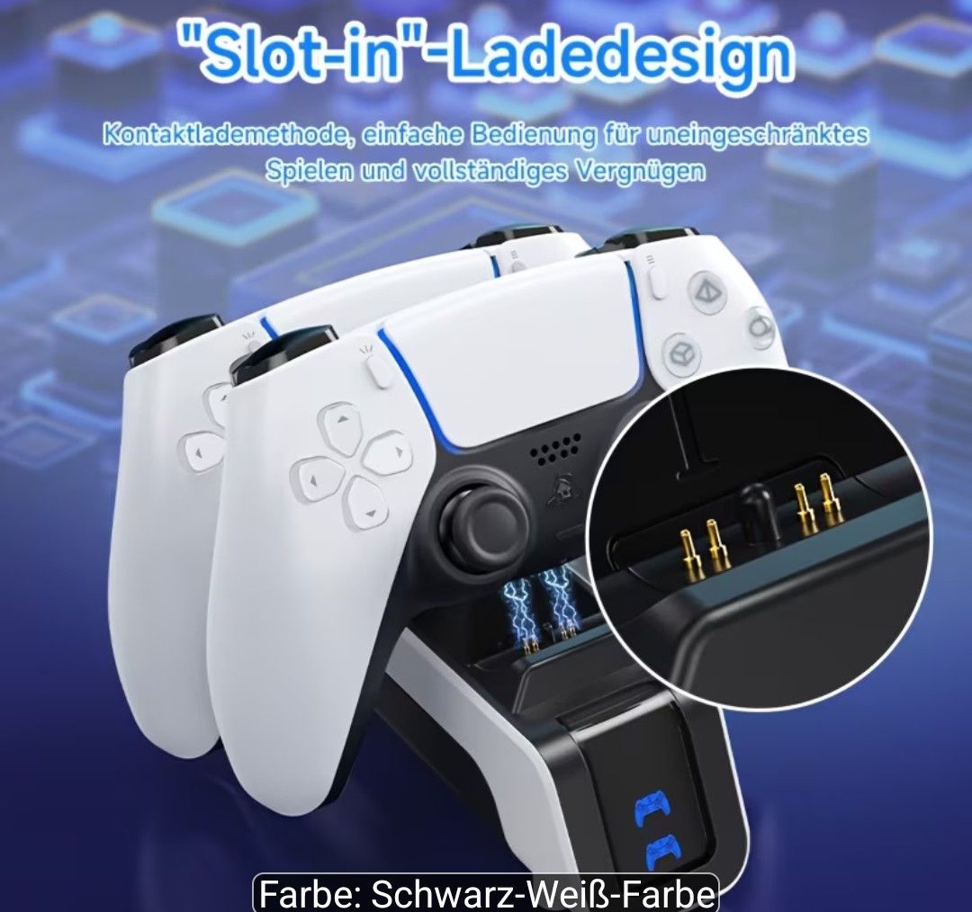 Sony Adattatori & Cavi: Playstation 5 Controller Ladegerät  – Nuovo e nell'imballaggio originale da Rapperswil /Be venduto da HS-Racing 1