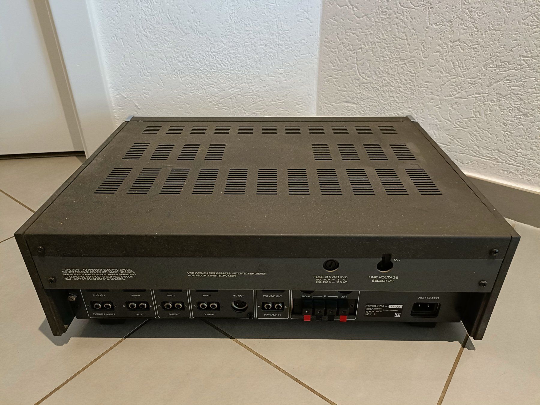 Revox Amplificatori: Amplificateur REVOX B750 mkII – Difettoso da Pampigny venduto da edyschi 5