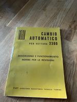 FIAT Cambio Automatico Per Vettura 2300 Handbuch Werkstatt