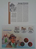 Münzbrief - Gemeinschaftsausgabe Schweiz Belgien Frankreich