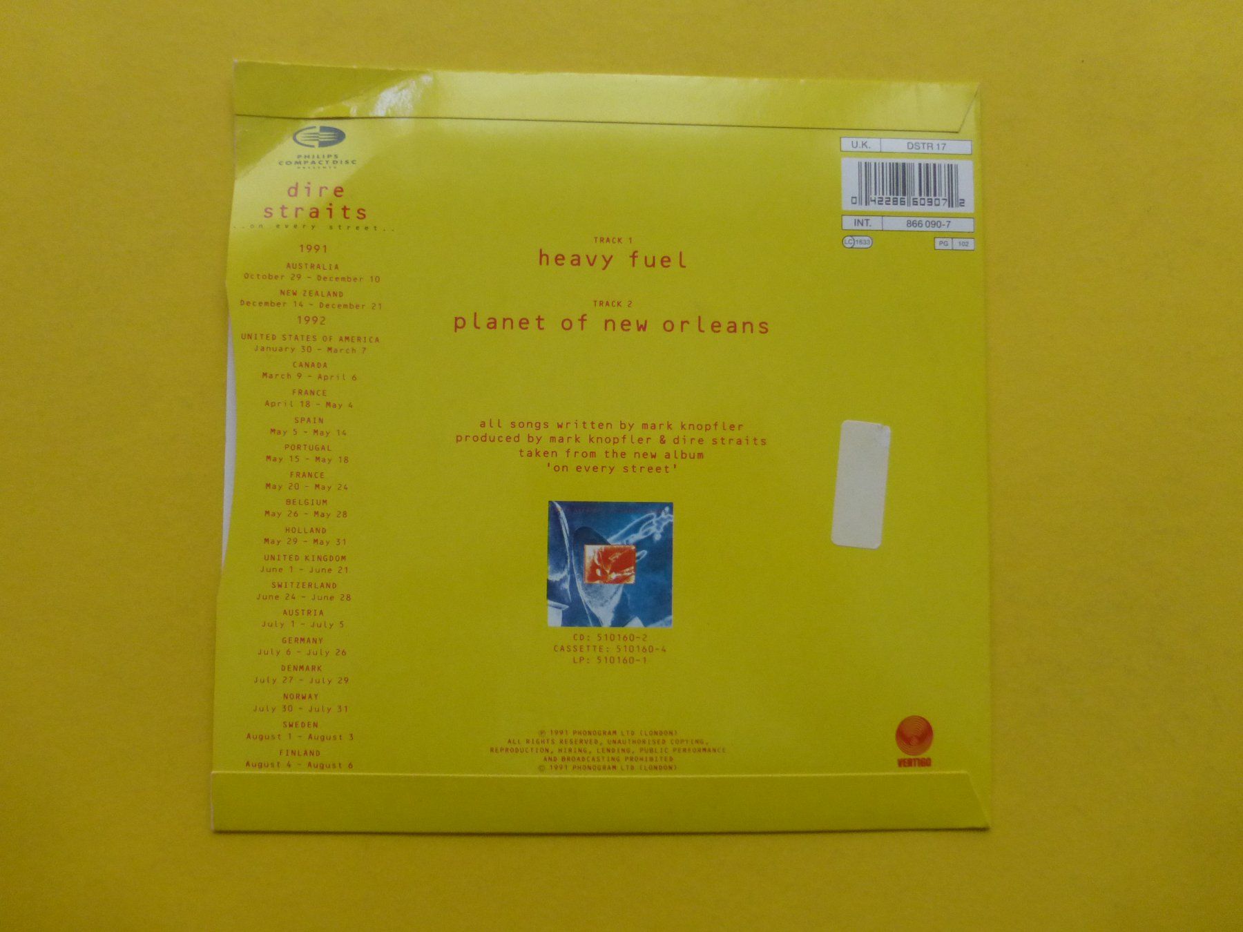 Vinyles: Dire Straits – Heavy Fuel – D'occasion à Zürich par Swiss57 1