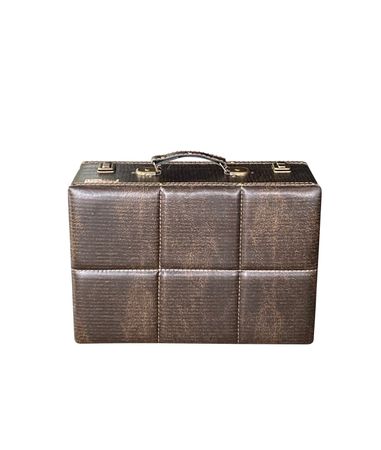 Koffer Werkzeugkoffer Vintage braun 31