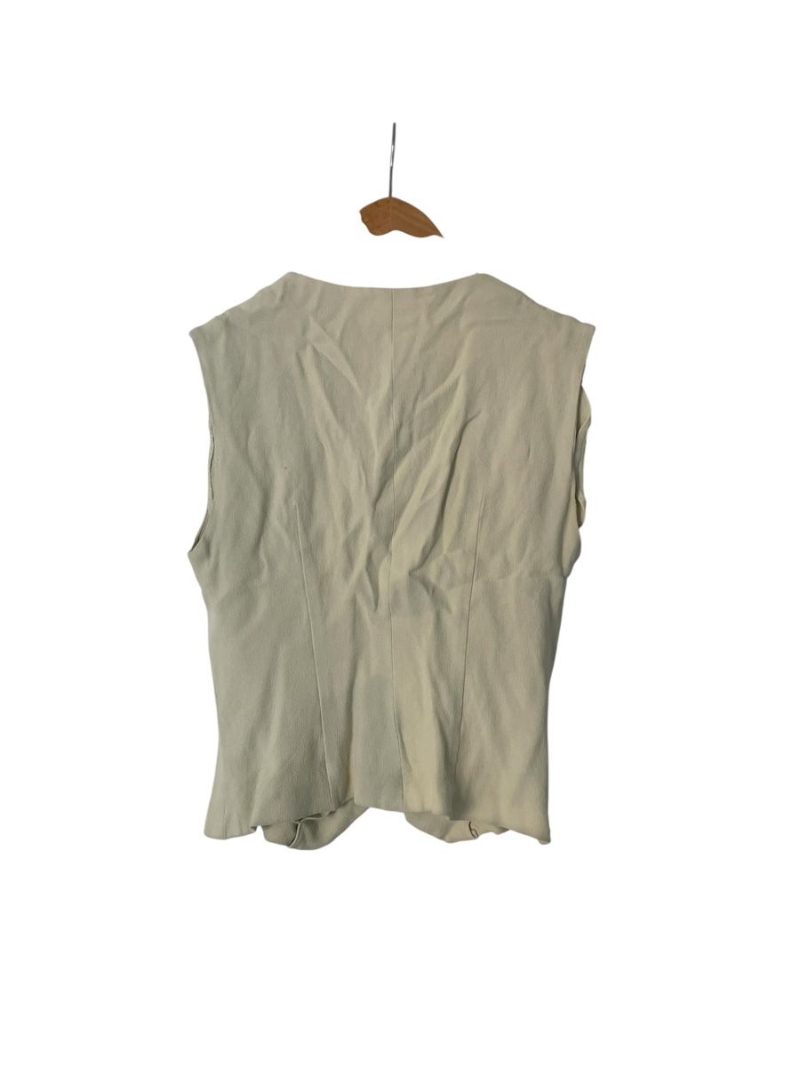 Gilet & Giacche senza maniche: Vintage Weste in Weiss/Eierschale – Usato da Zürich venduto da Liaisa 1
