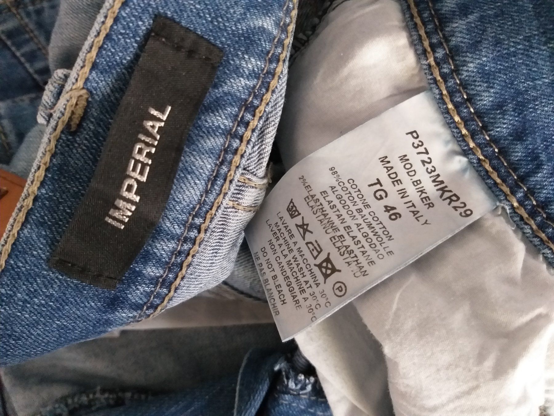 Jeans: IMPERIAL Jeans BIKER taille / Grosse 46 – Gebraucht aus Cossonay-ville von Super-Price-Quality 9
