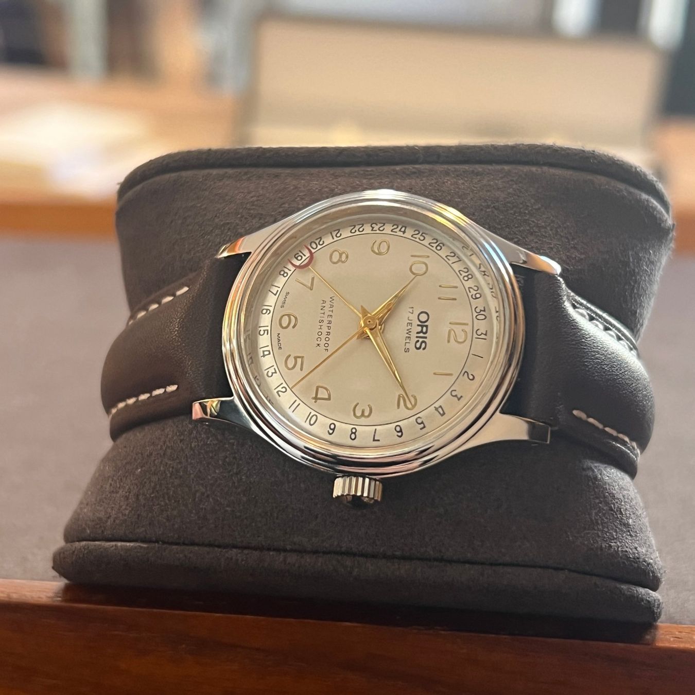 Oris Orologi: Oris Pointer Date Full Set 34mm Mechanical – Usato da Carouge GE venduto da Watchaser 6