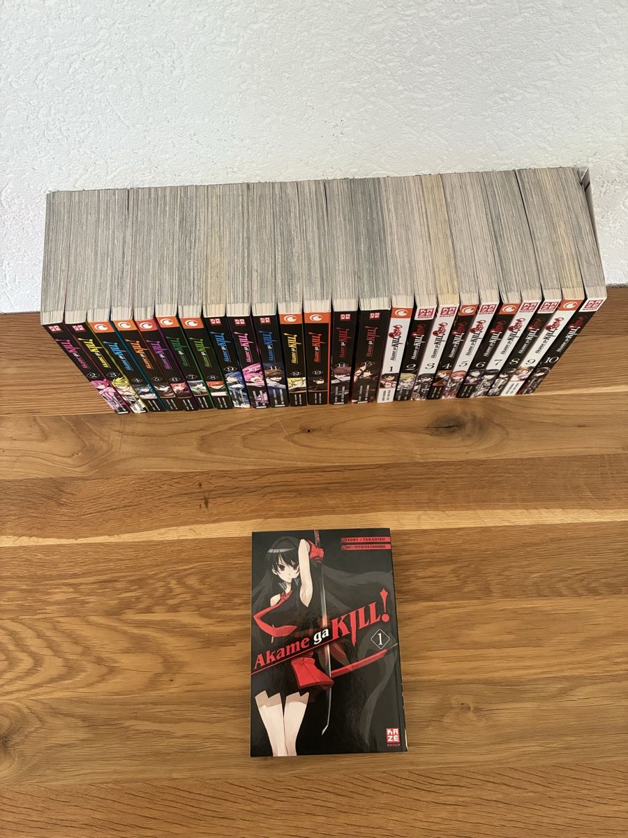 Fumetti: Akame ga Kill 1-15 & Akame ga Kill Zero 1-10 – Nuovo (secondo la descrizione) da Worben venduto da sil_n869 2