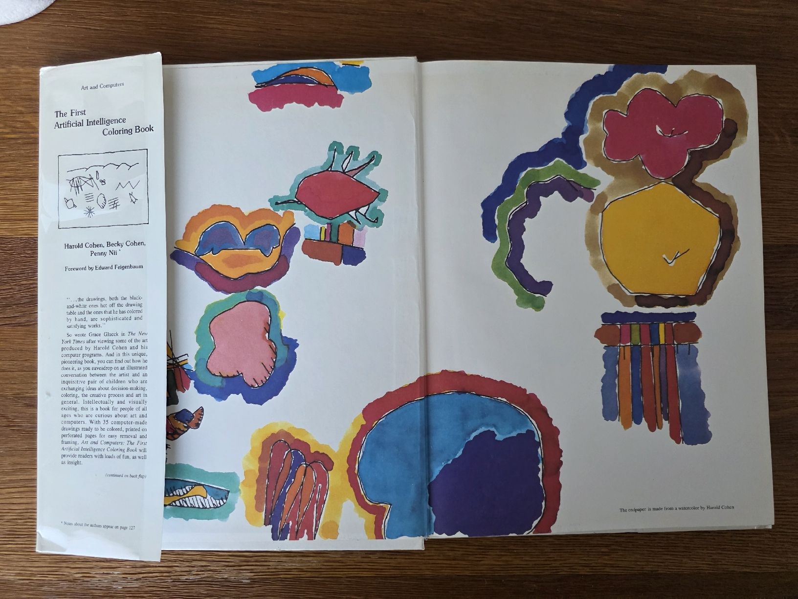 Bücher: Harold Cohen - Signed First AI Coloring Book - Rare and coll – Gebraucht aus Zürich von TimZurich1 2