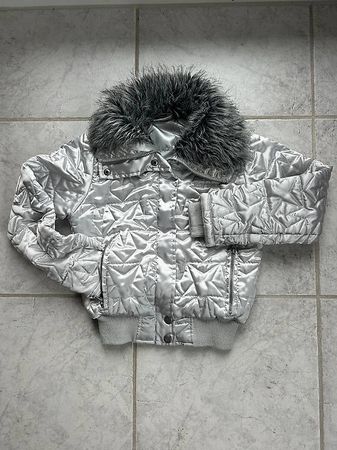 Silberne Jacke, Gr. 140/146