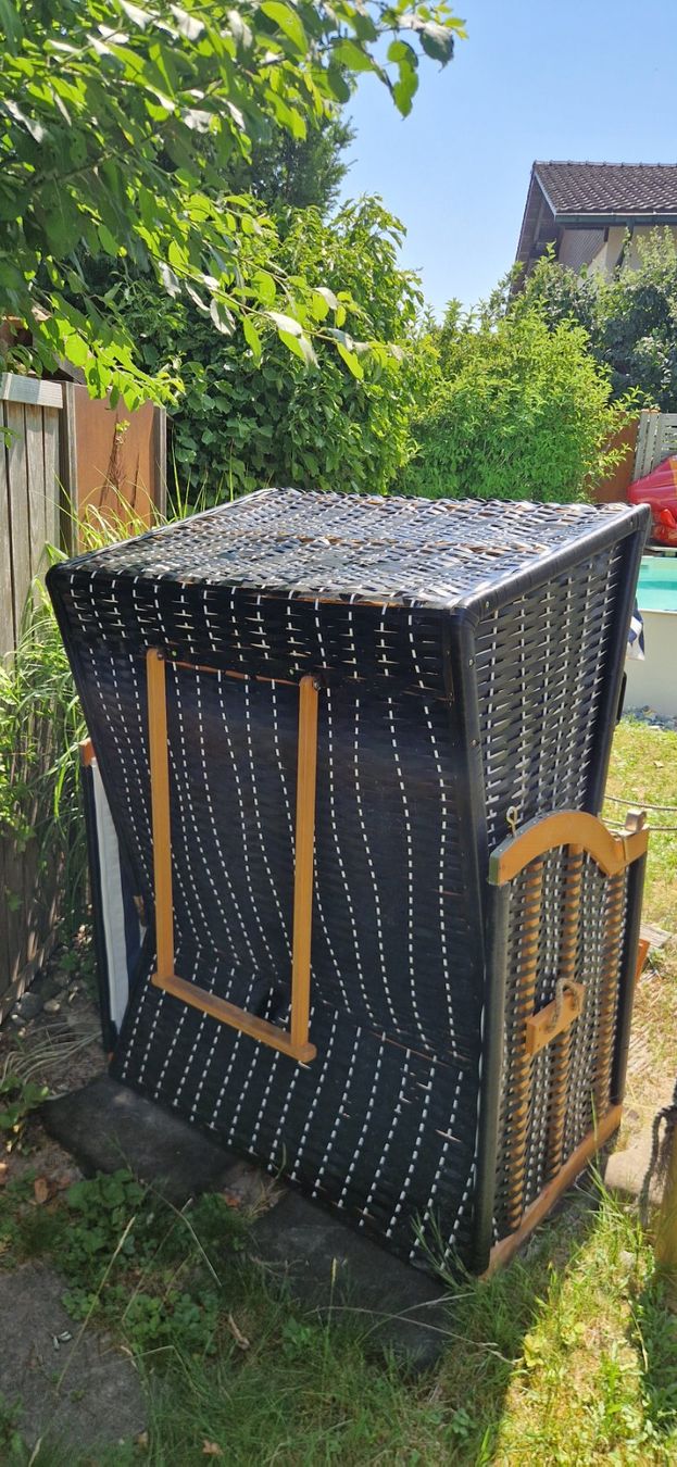 Chaises longues: Gartensitzbank Strandkorb Liege – D'occasion à Gurmels par langlaufmitanlauf 2