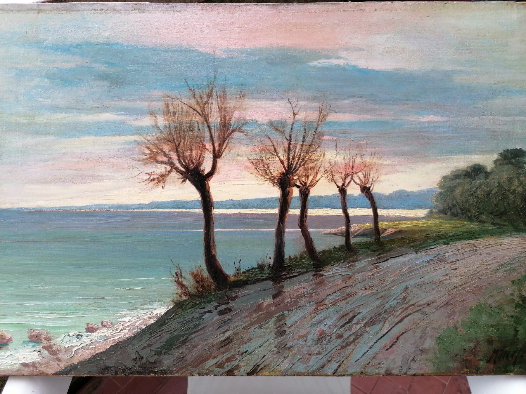 Gemälde: Paesaggio. – Gebraucht aus Mendrisio von Accamuta