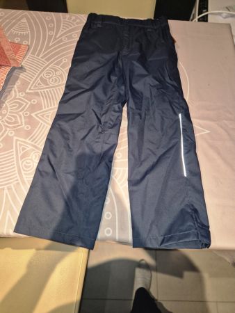 Tolle Regenhose von Reima Tec +  dunkelblau Grösse 128.