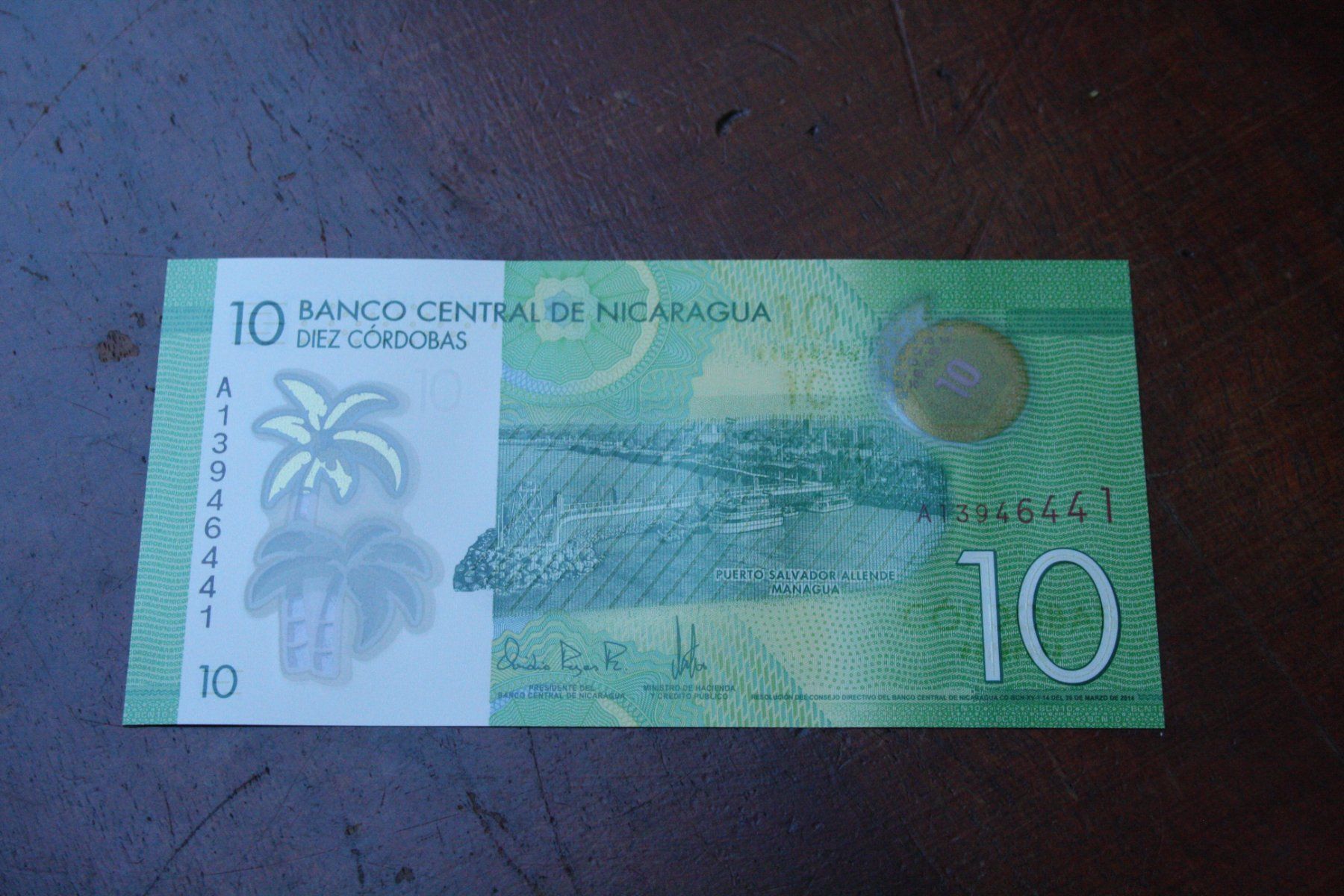 Banconote: UNC Nicaragua 2014 polymère – Nuovo (secondo la descrizione) da Cormondrèche venduto da Hermes.monnaies 1