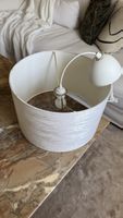 Eleganter weisser Lampenschirm 40 cm Durchmesser