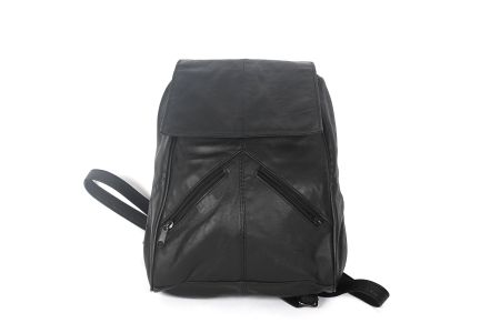 Schwarzer Rucksack