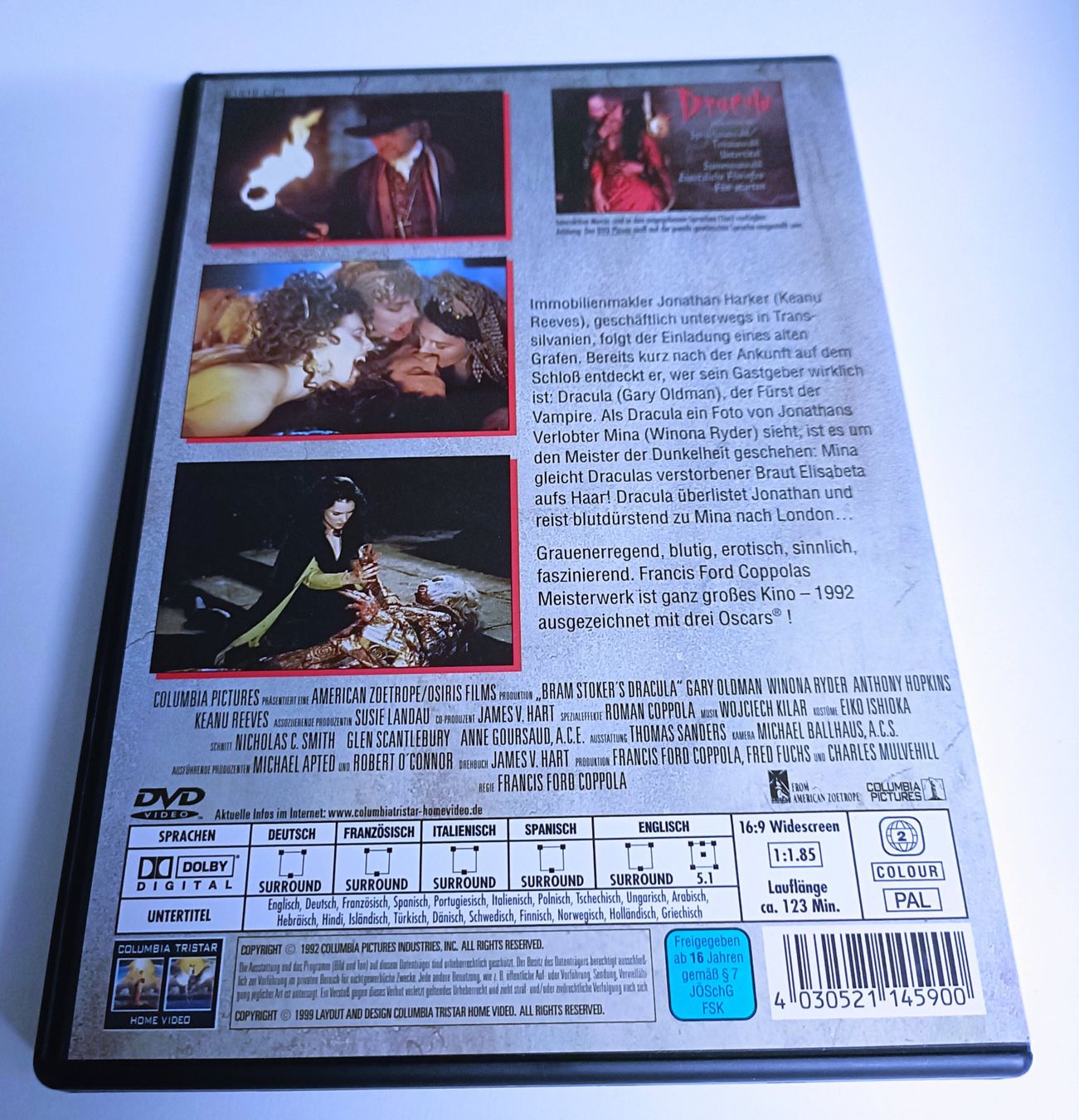 Tutti i DVDs: Bram Stoker's Dracula – Usato da Köniz venduto da Movieportal007 1