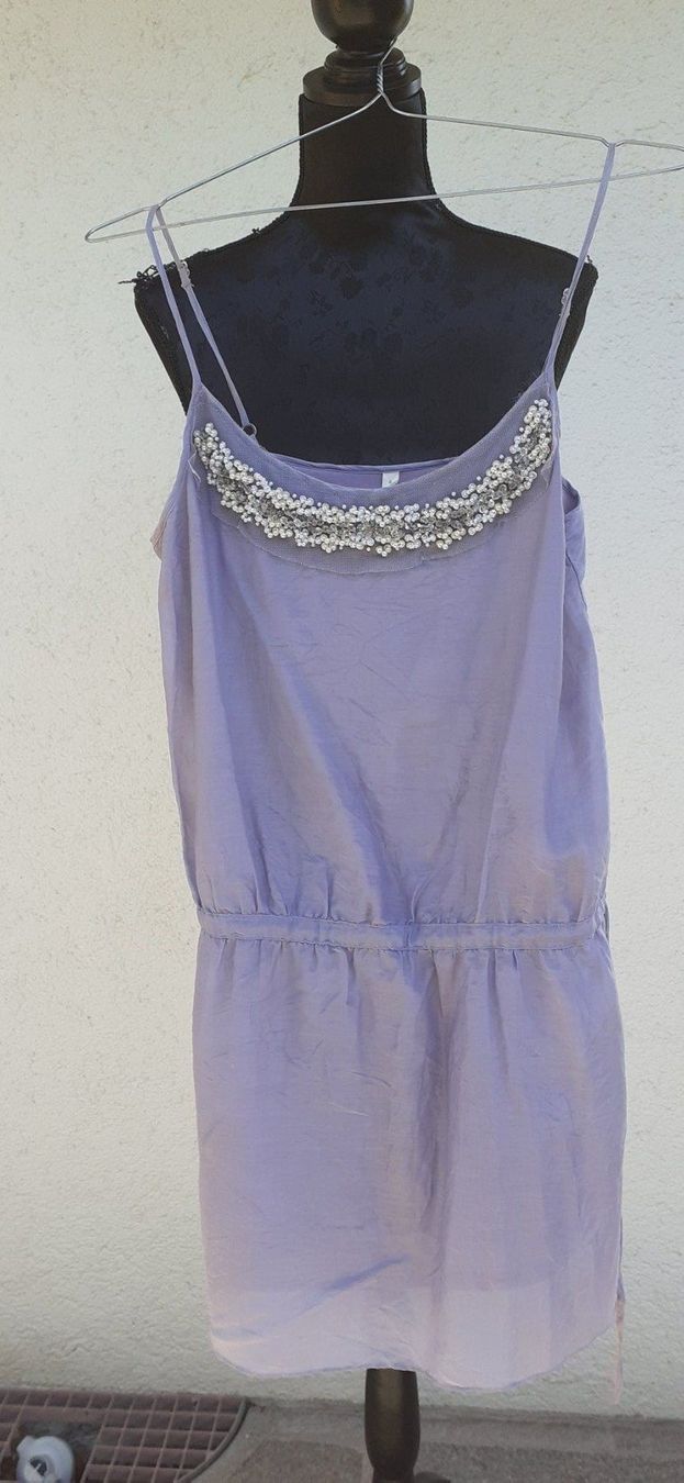 Vestiti: Kleid lila mit Seide/Baumwolle – Usato da Mörschwil venduto da wunderkiste44 5