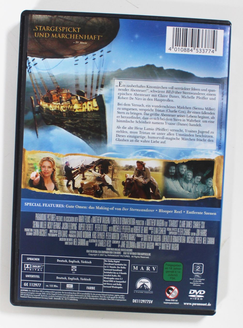 Alle DVDs: DVD - DER STERNWANDERER mit Robert De Niro, Michelle Pfeiffe – Gebraucht aus Brüttisellen von Collector-Corner 2