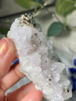 Quarzcluster mit Pyrit