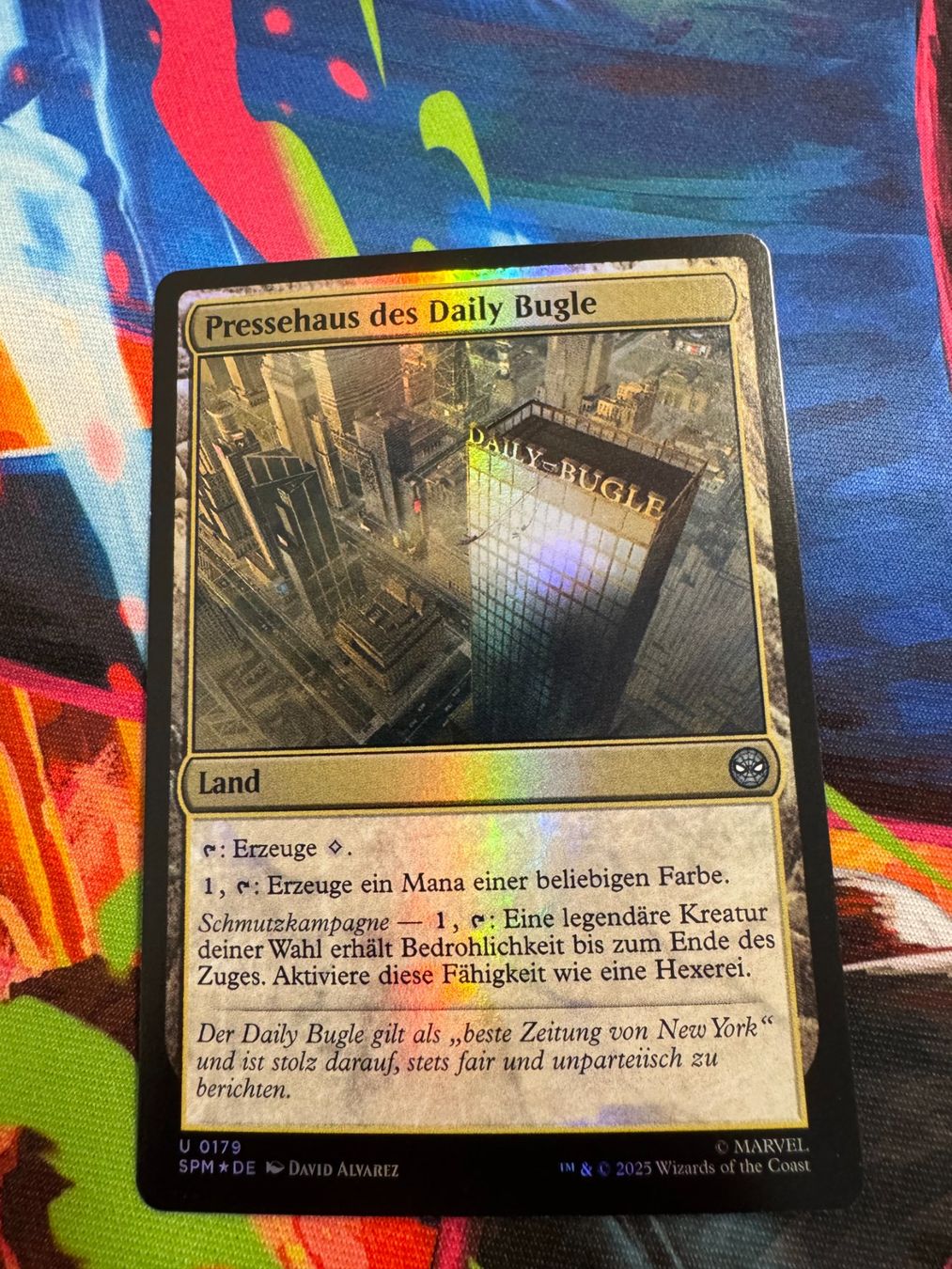 Magic The Gathering Carte collezionabili: Daily Bugle Building - Foil - Marvel's Spider-Man - Magic – Nuovo (secondo la descrizione) da Bülach venduto da Pfrenzel