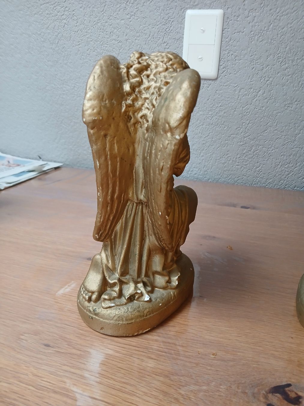 Statuette: Deux anges  19 em en plâtre – Usato da Corcelles-Payerne venduto da evalyne 5