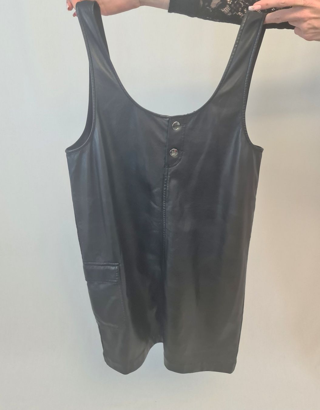 Vestiti: Robe simili cuir noire - Taille 38 – Usato da Couvet venduto da Nawra_26 3