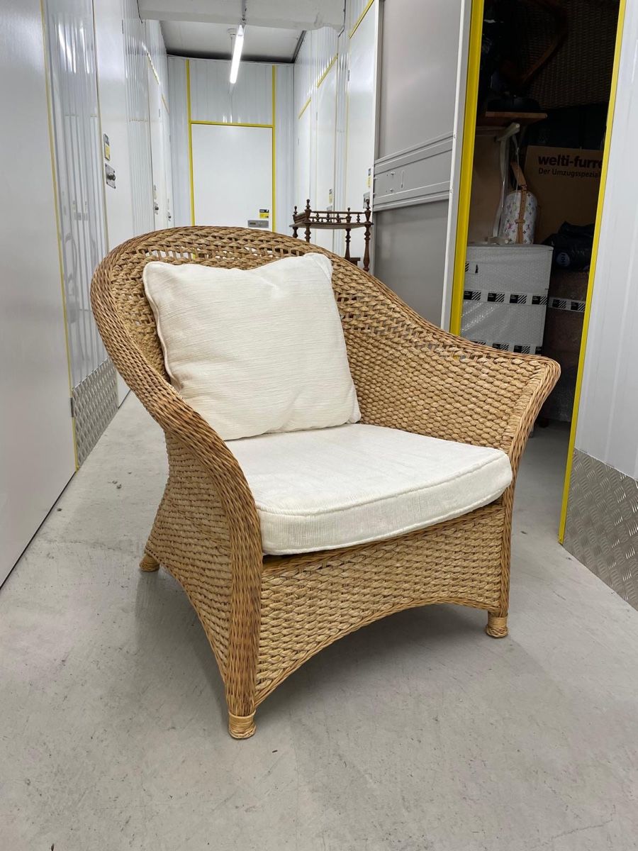 Fauteuils: Korbsessel mit Sitzkissen  – D'occasion à Muri b. Bern par sab_2gz7 1