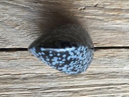 OLOID SCHNEEFLOCKENOBSIDIAN  40mm x 30mm x 30mm