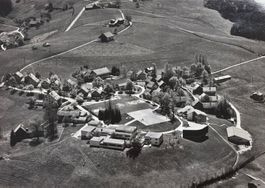 Gr. Fotokarte (15x21 cm), Fliegeraufnahme Kinderdorf Trogen