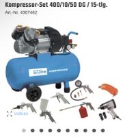 Kompressor-Set Güde 400/10/50 DG, 15-teilig, NEU
