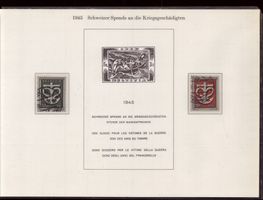 1945 Sondermarken "Spende an die Kriegsgeschädigten