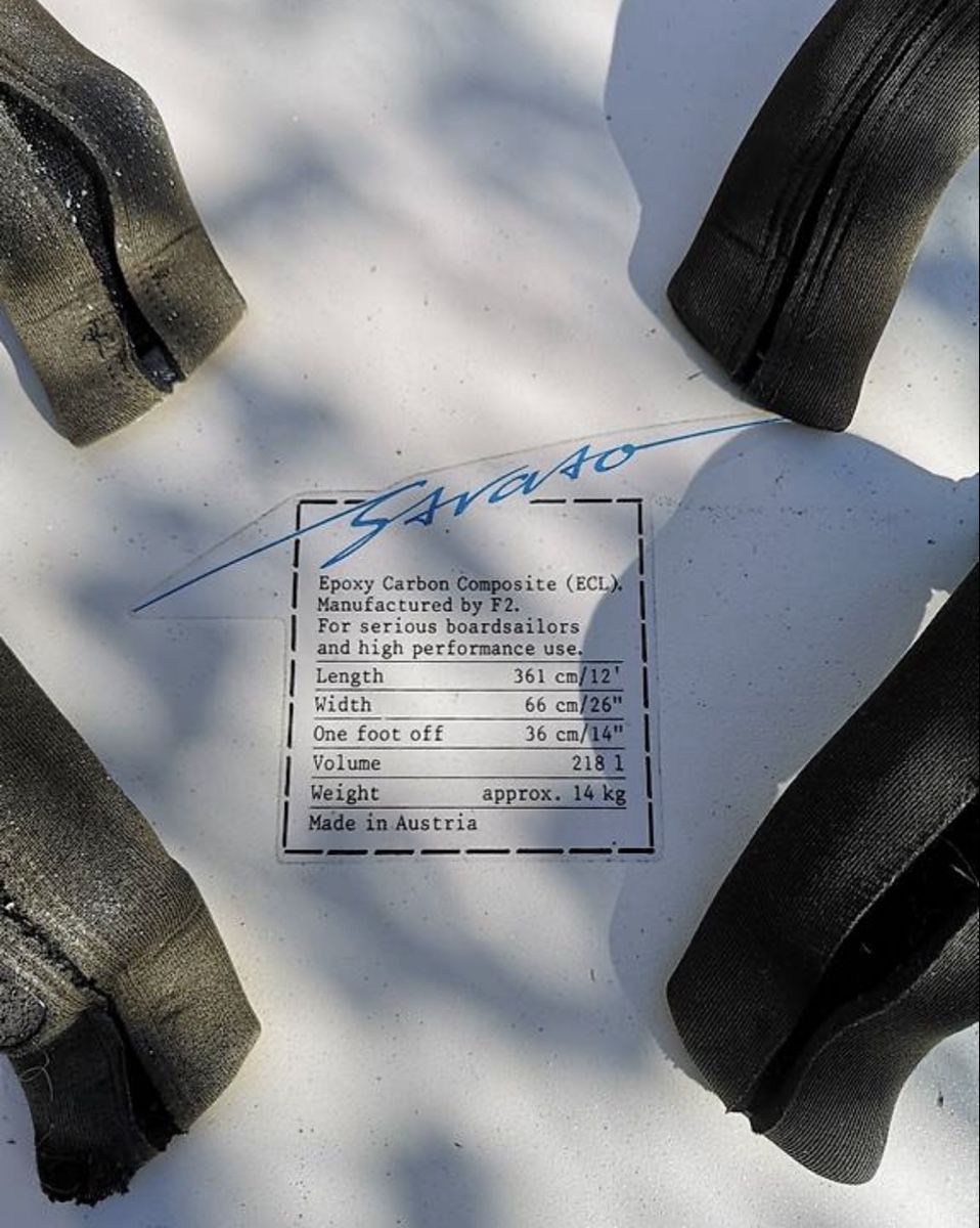 Tavole da surf e di nuoto: Windsurfboard F2 Race  L361cm B66cm – Usato da Heimenhausen venduto da Bufnof 2