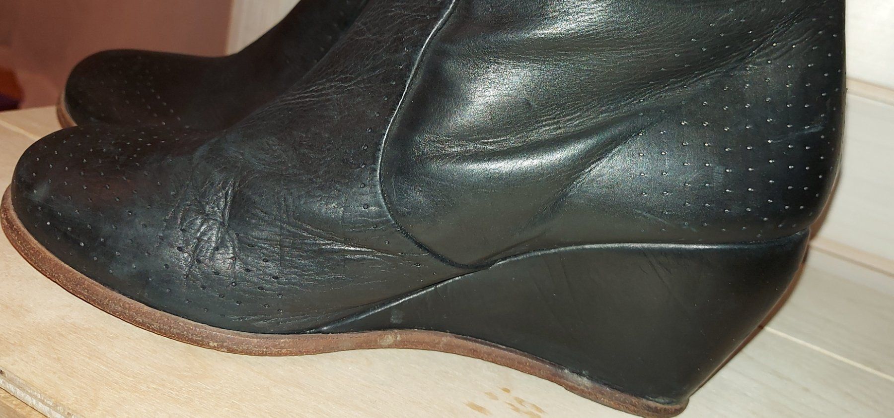 Scarpe da donna: Argila Stiefel, Keilabsatz, schwarz – Usato da Ebmatingen venduto da B_s_ynq5 3