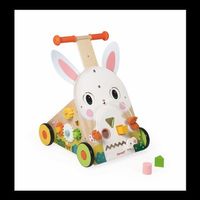 Janod Lernlaufwagen Hase aus zertifiziertem Holz