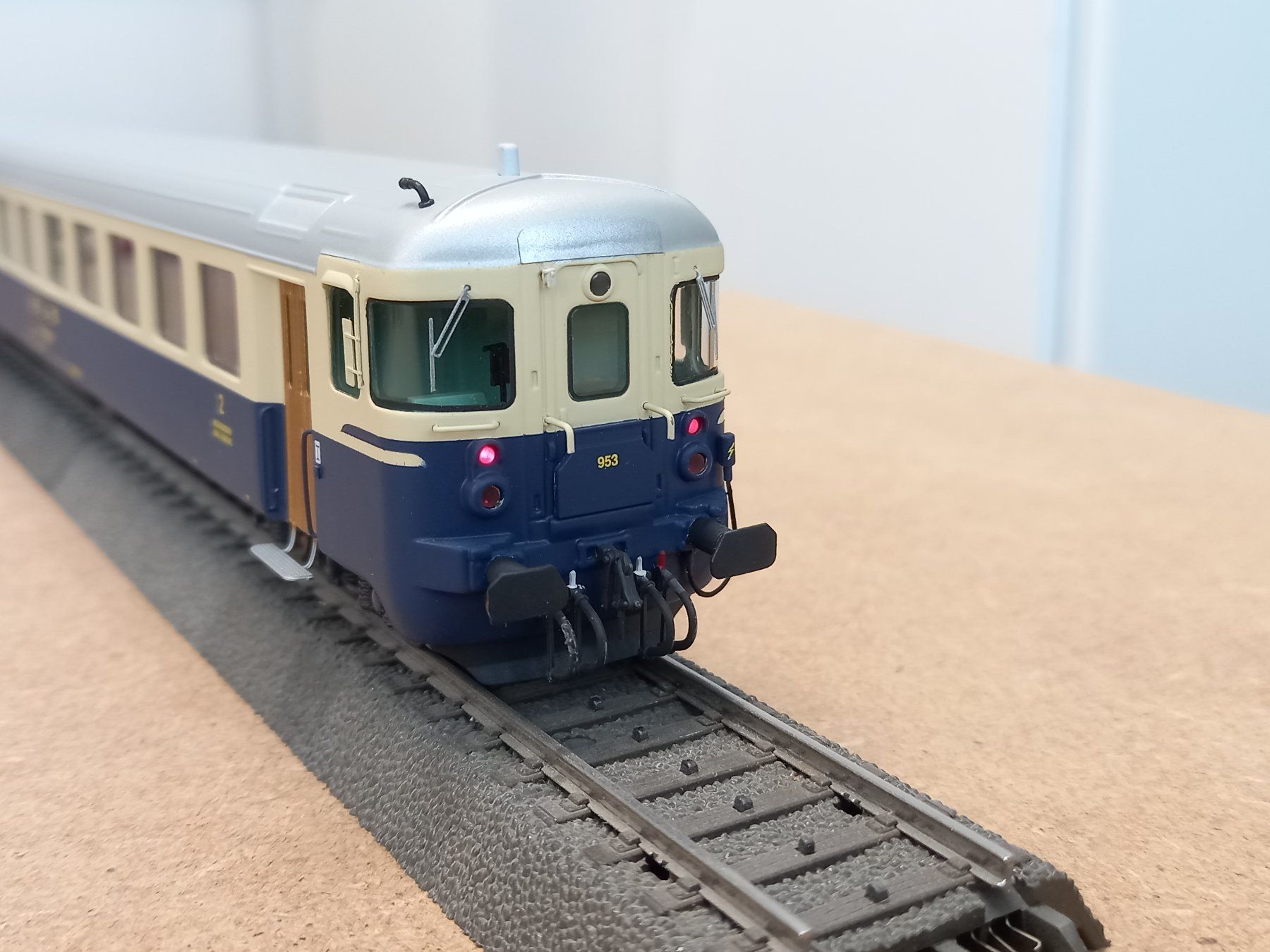 Modelleisenbahnen: BLS Bt 953 mowiform / Hui Modellbau – Neu und originalverpackt aus Buch b. Kümmertshausen von accipitergentilis 4
