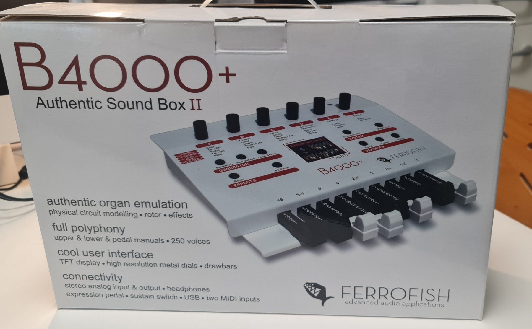 Strumenti musicali: Ferrofish B4000+ Authentic Sound Box II avec tirettes – Usato da Martigny venduto da denis.fournier 1