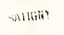 SATIGNY 1913 - Stabstempel über AK - Oblitération linéaire