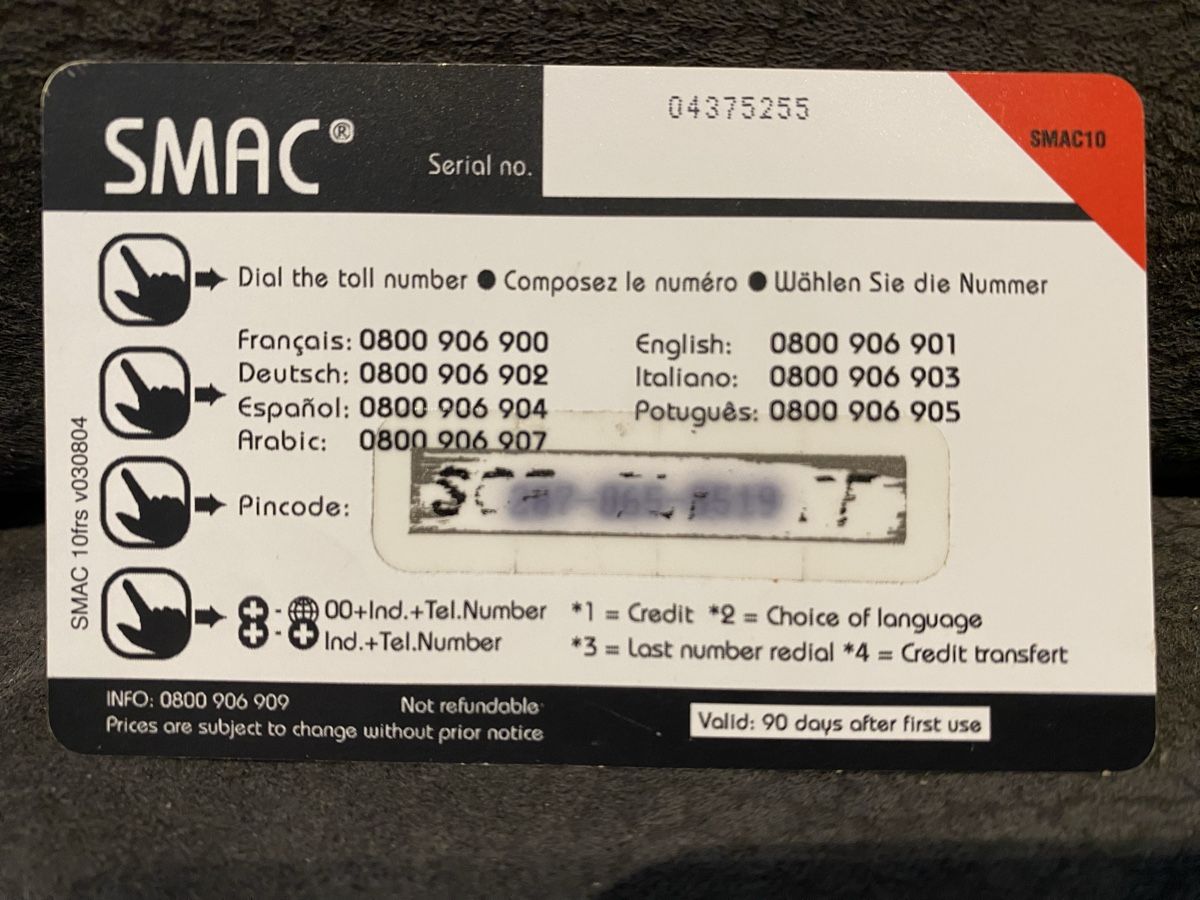 Schede telefoniche: Carte – Usato da Lausanne venduto da babacard10 1