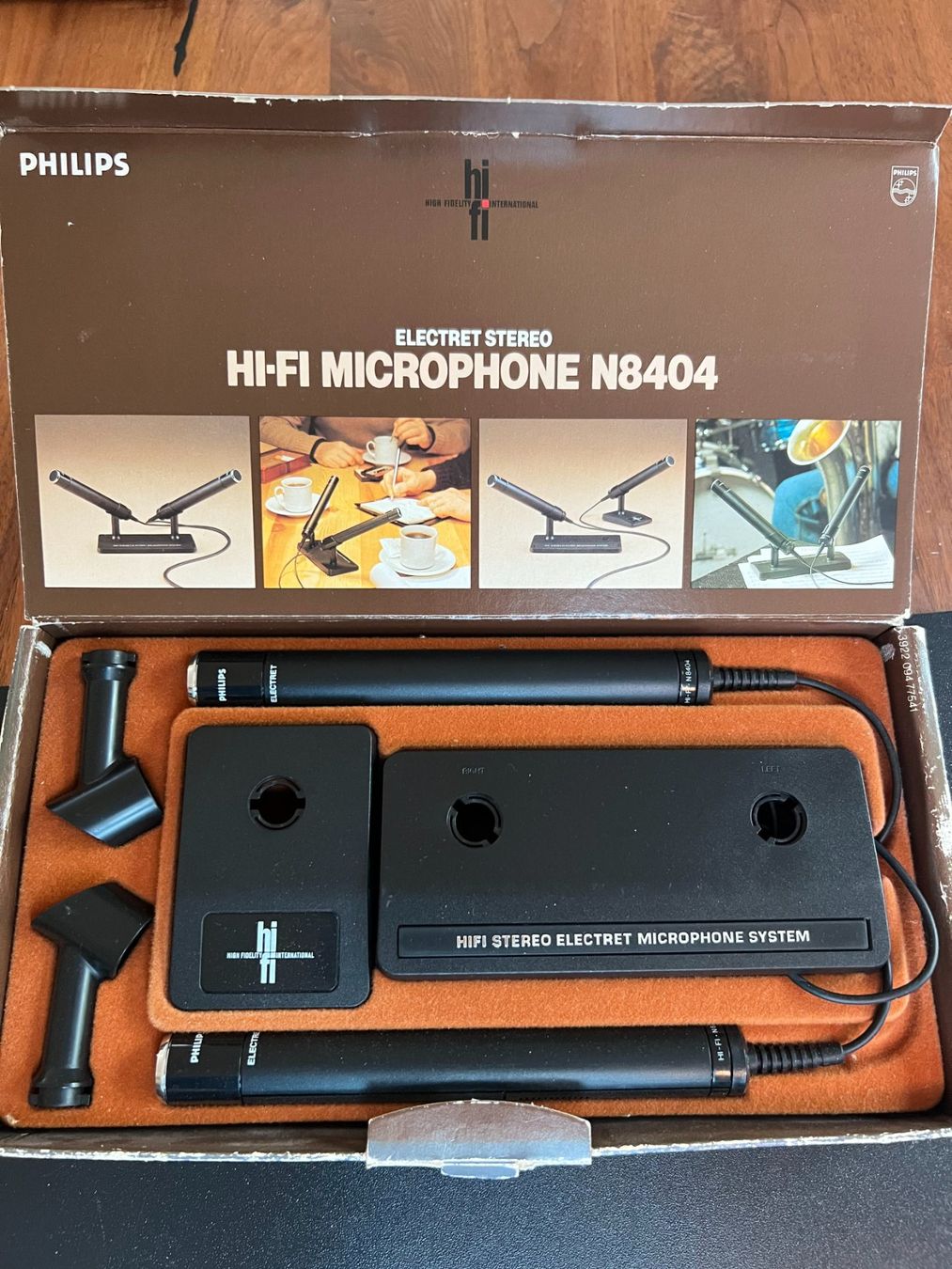 Philips Microfoni: Philips N8404 HI-FI Electret Stereo Microphone Set – Usato da Arlesheim venduto da SKA_4144 1