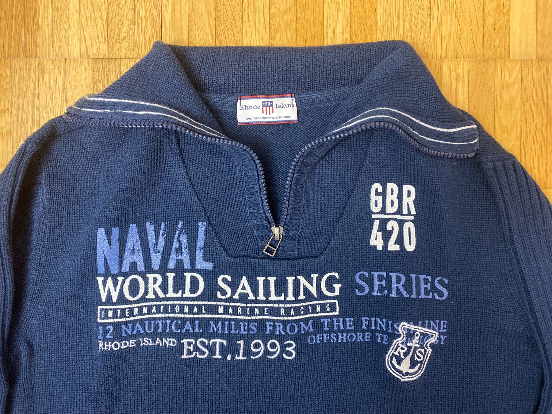 Maglioni & Felpe: Herrenpullover Rhode Island Gr. M, Marineblau – Usato da Thalwil venduto da sheepowl 2