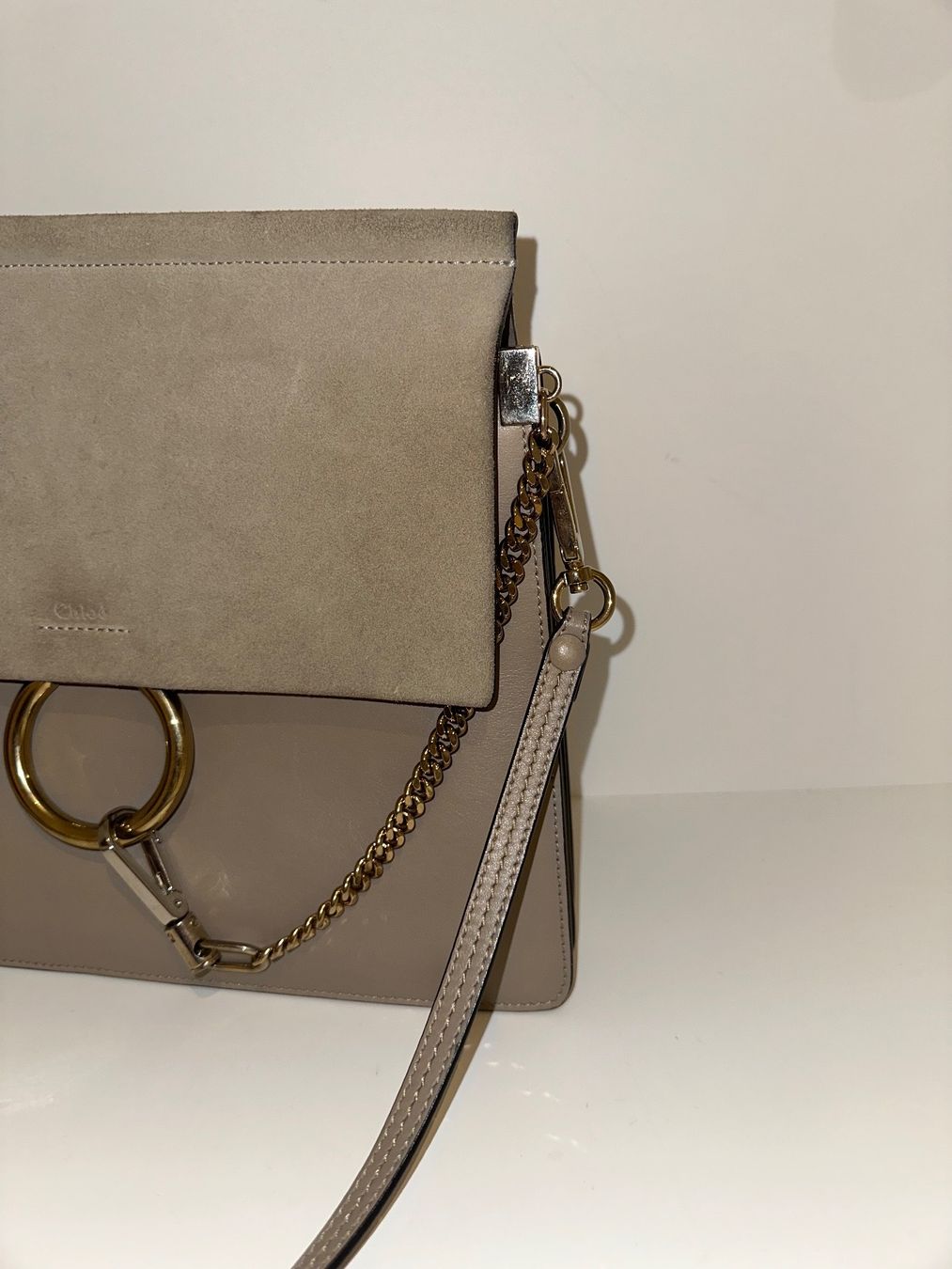 Chloé Borse da donna: Chloé Faye Bag in Beige/Grau – Nuovo (secondo la descrizione) da Bubikon venduto da V_TINA 1