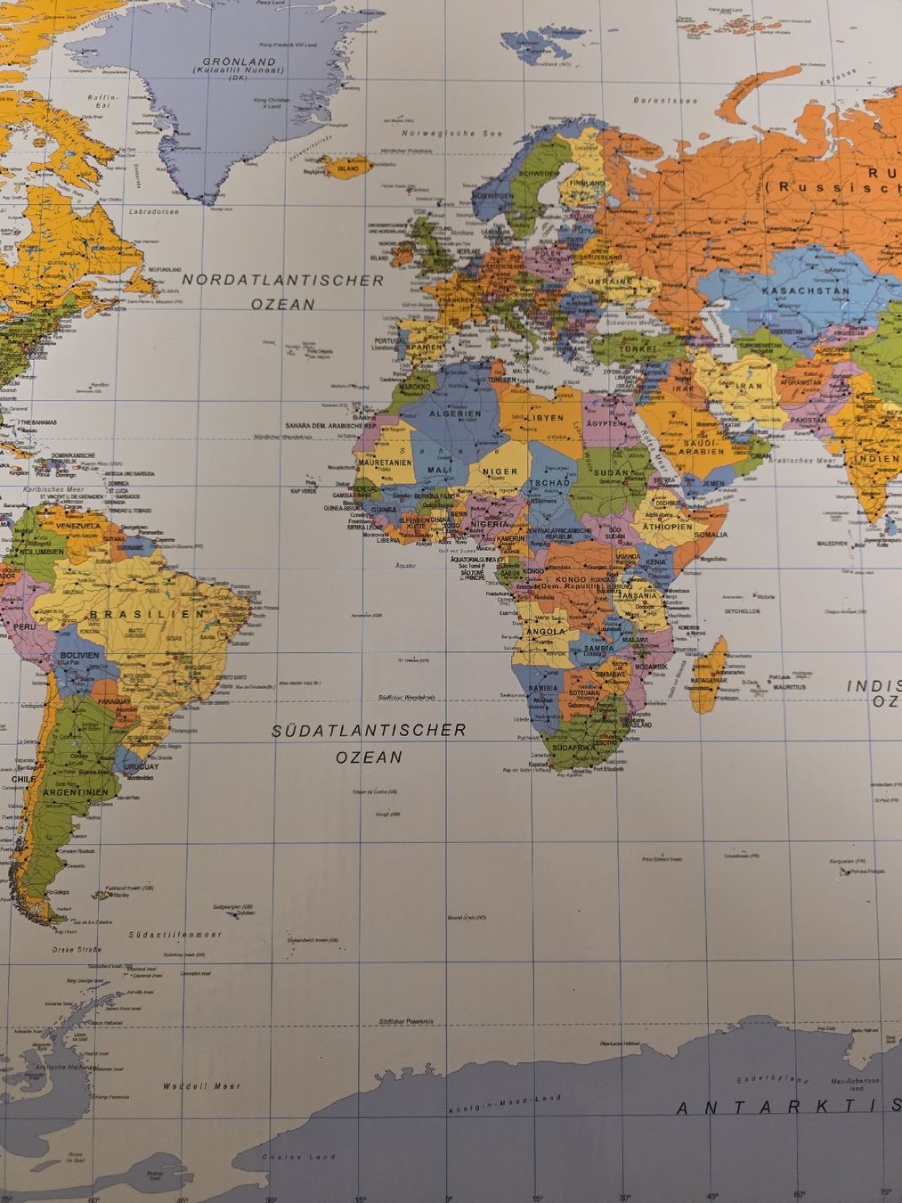 Lavagne: Cork Pinboard World Map  – Usato da Zürich venduto da lar_6lgn 2