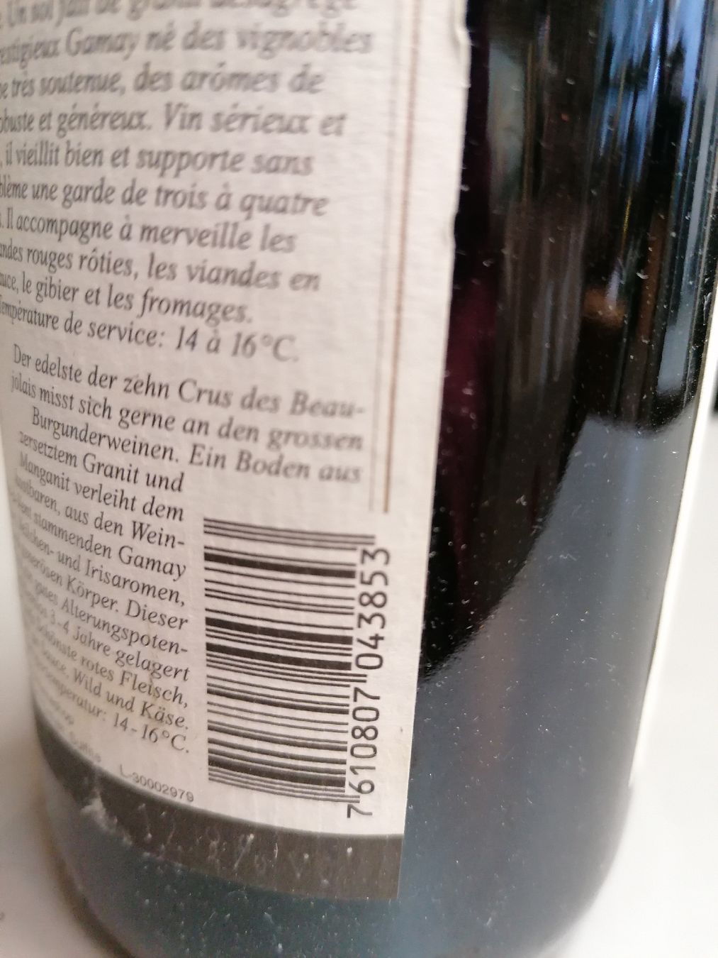 Vino: MOULIN À VENT LES MICHELOTS 2002 – Nuovo (secondo la descrizione) da Genève venduto da Leboucheoreilles 2