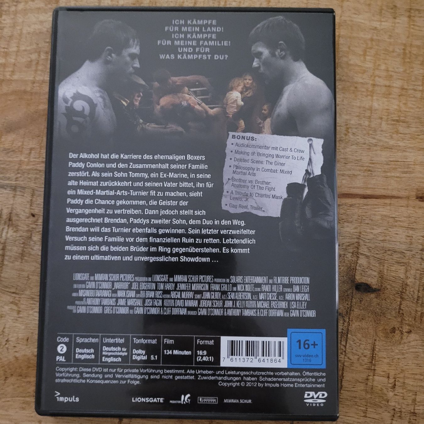 Tous les DVDs: Warrior dvd Tom Hardy  – D'occasion à Volketswil par uffdu 1