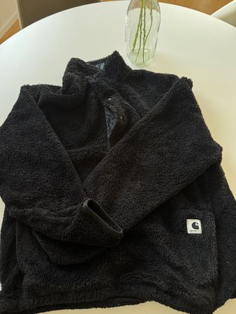 Carhartt Pullover Grösse M Schwarz Teddy Plüsch für den Wint