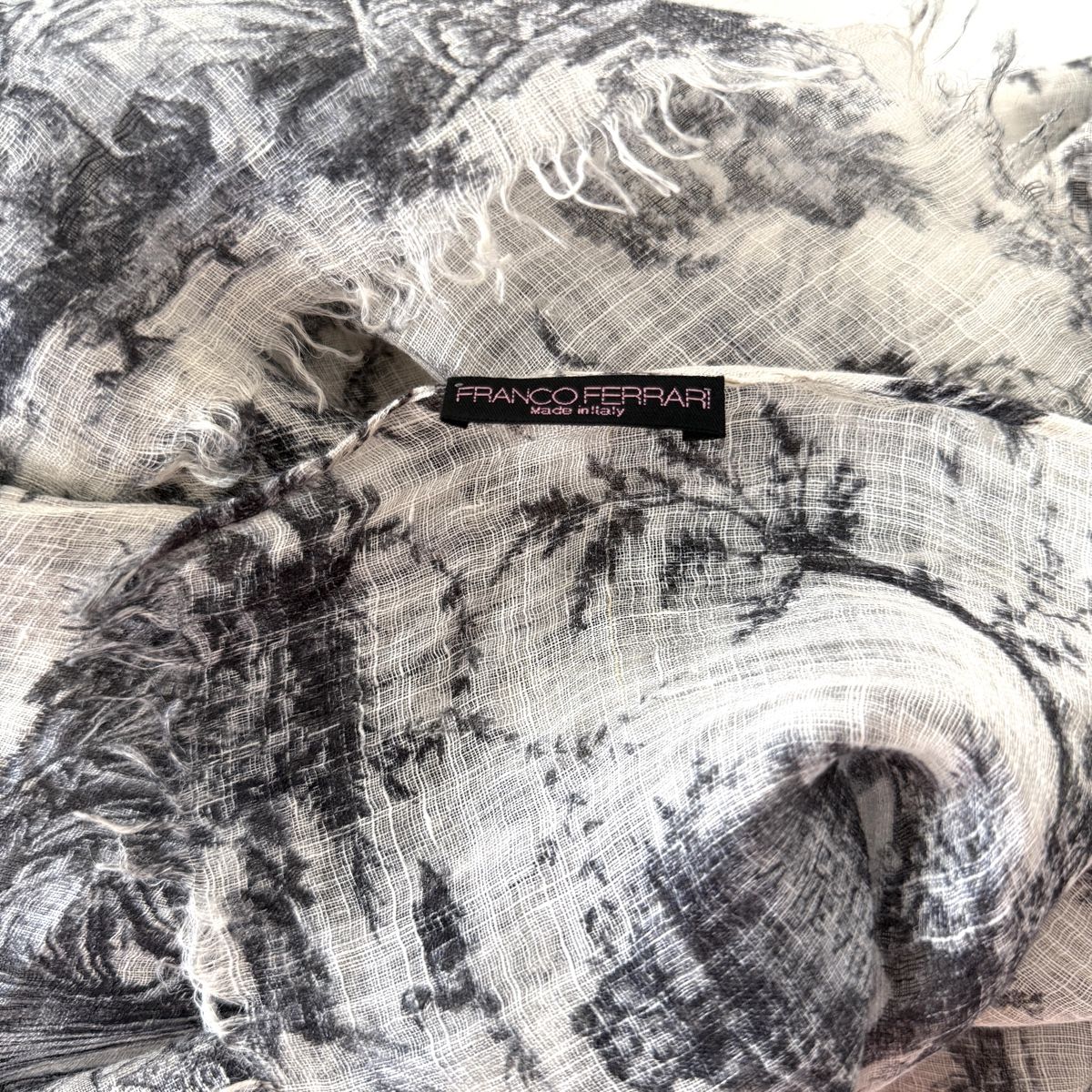Foulards, Tücher & Schals: FRANCO FERRARI New Linen Scarf – Neu (gemäss Beschreibung) aus Freienbach von Avviivva_Shop 7