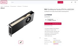 1 von 2 RTX Pro 4500 Blackwell OEM Fabrikneu und ungeöffnet