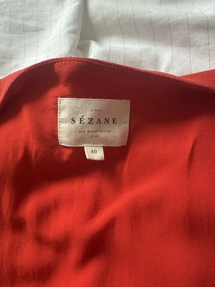 Sezane Vestiti: Robe rouge Sézane – Nuovo (secondo la descrizione) da Lausanne venduto da sou_w9bl 5