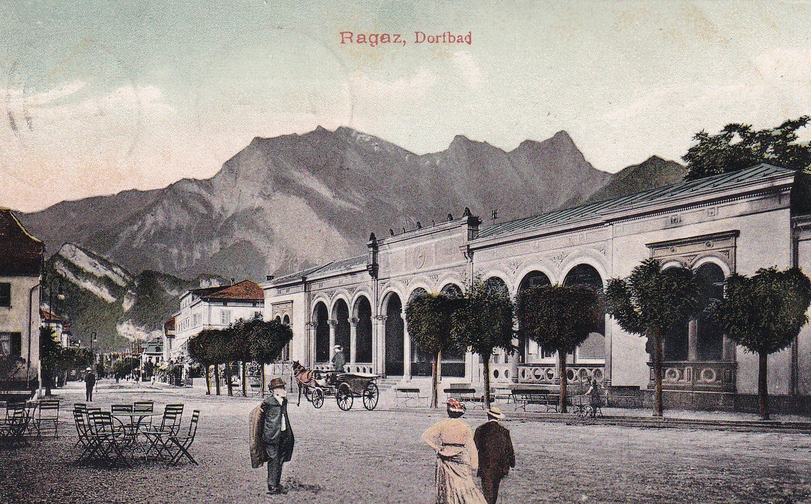Cartes postales: Ragaz Dorfbad  1909 – D'occasion à Cormoret par Pascalll2001